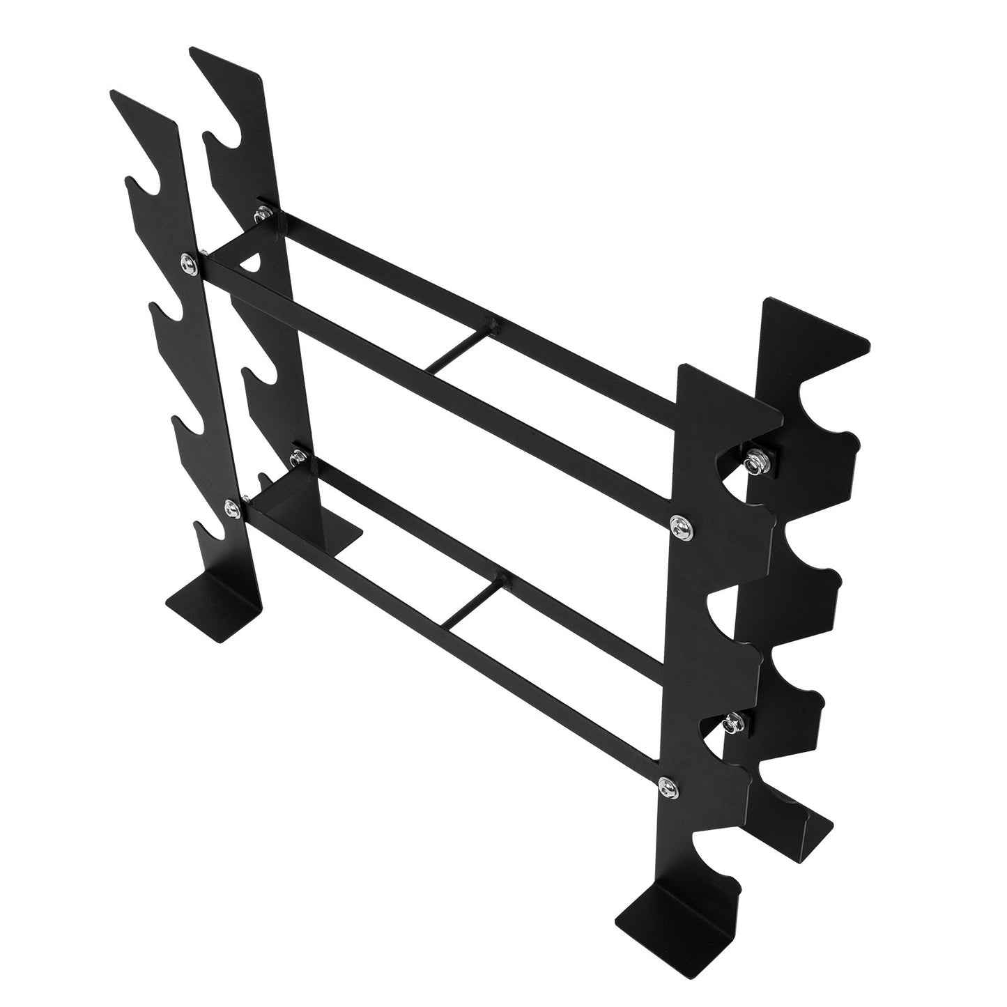 Compact Black Dumbbell Stand Free Weight Stand Suitable For Home Fitness