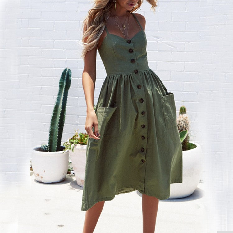 Button Dress