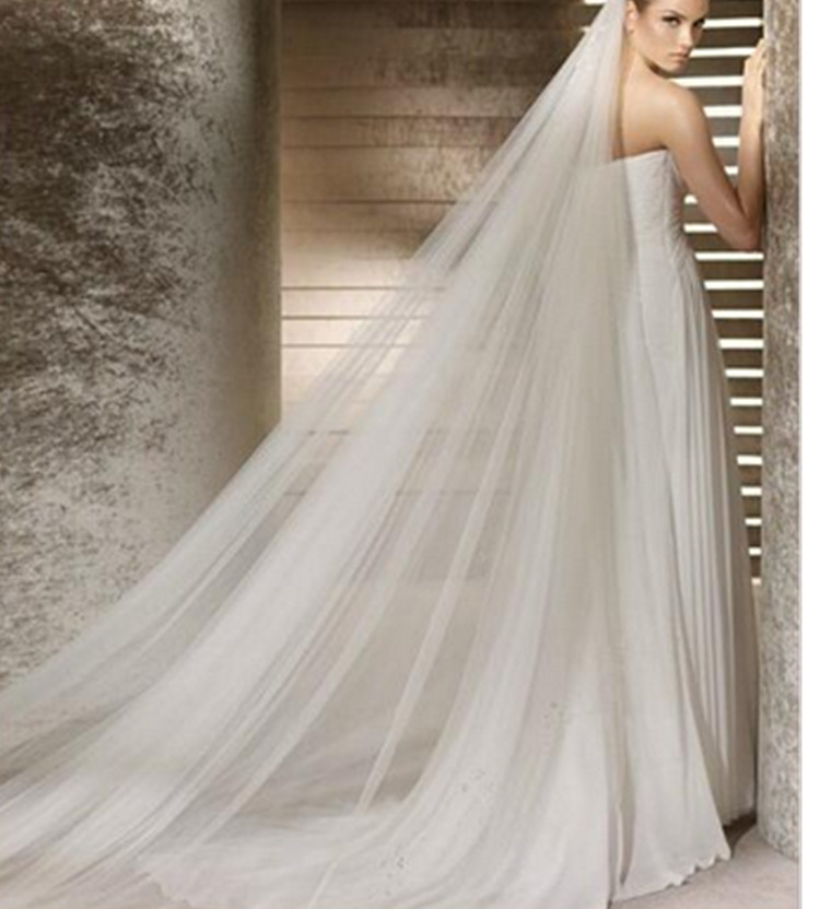 Long Bridal Veil