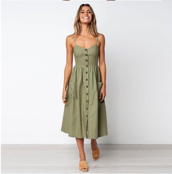 Button Dress