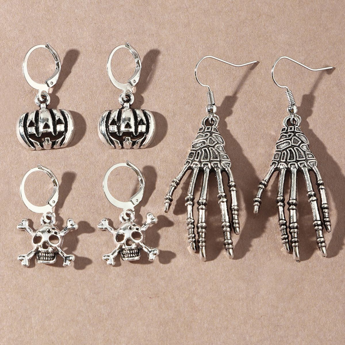 Assorted Halloween Themed Dangle Earrings Set