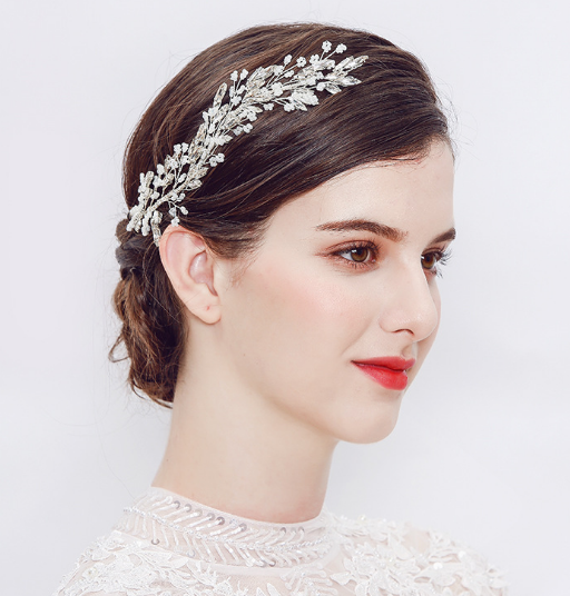 Europe and the United States selling bride headdress beads preparation leaves other bride wedding banquet hair hair hair band