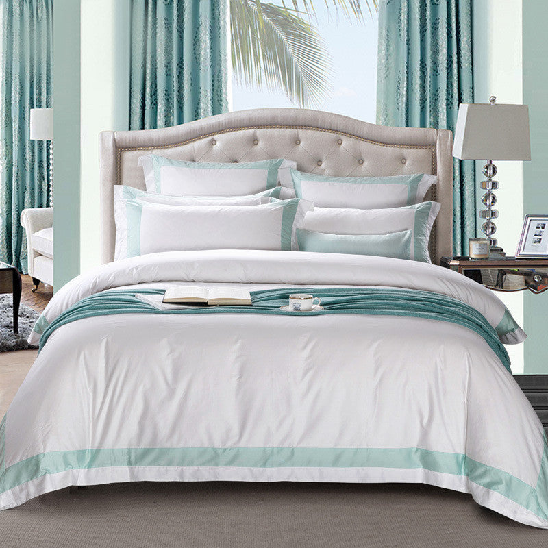 Four Piece Luxury Satin Hotel Duvet Set