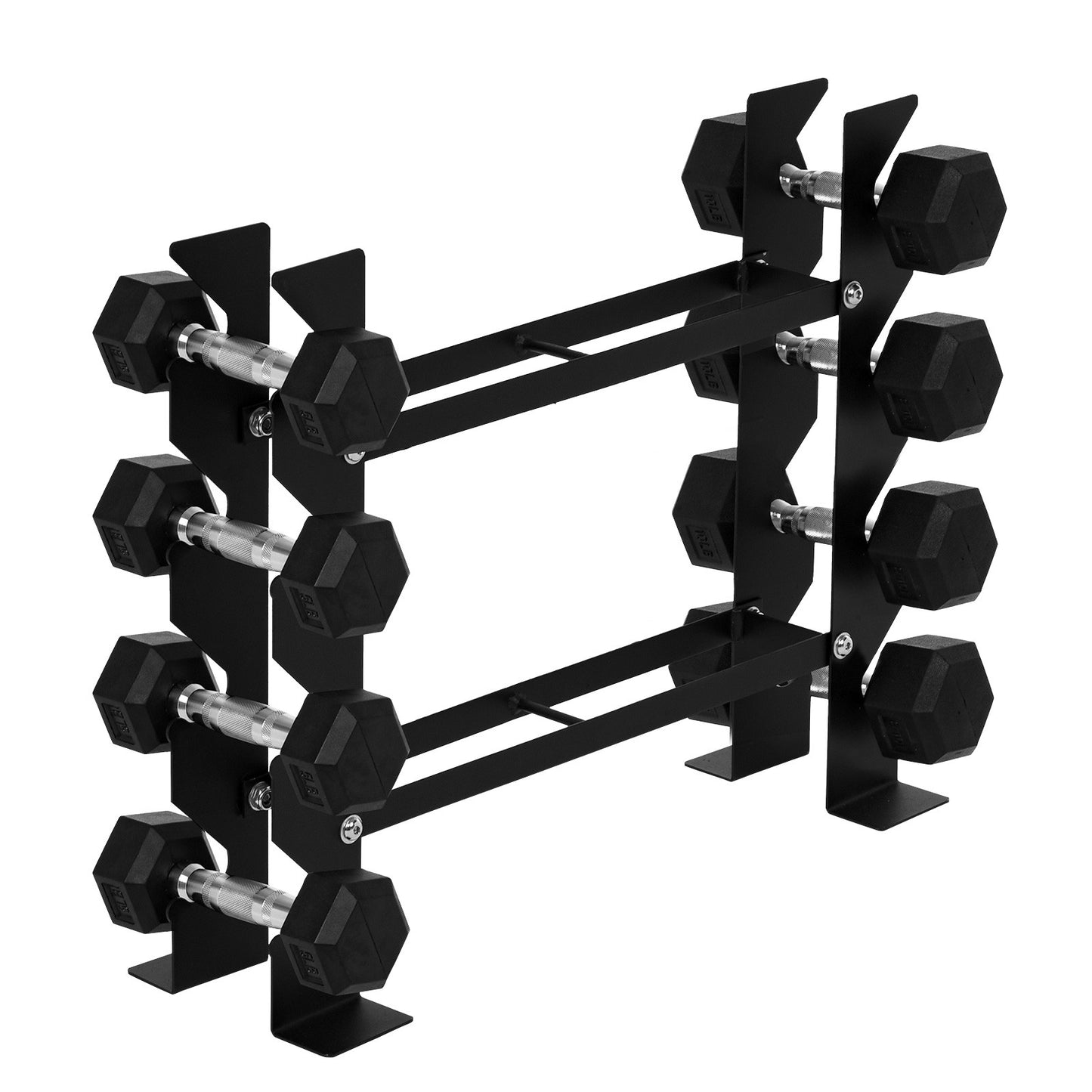 Compact Black Dumbbell Stand Free Weight Stand Suitable For Home Fitness