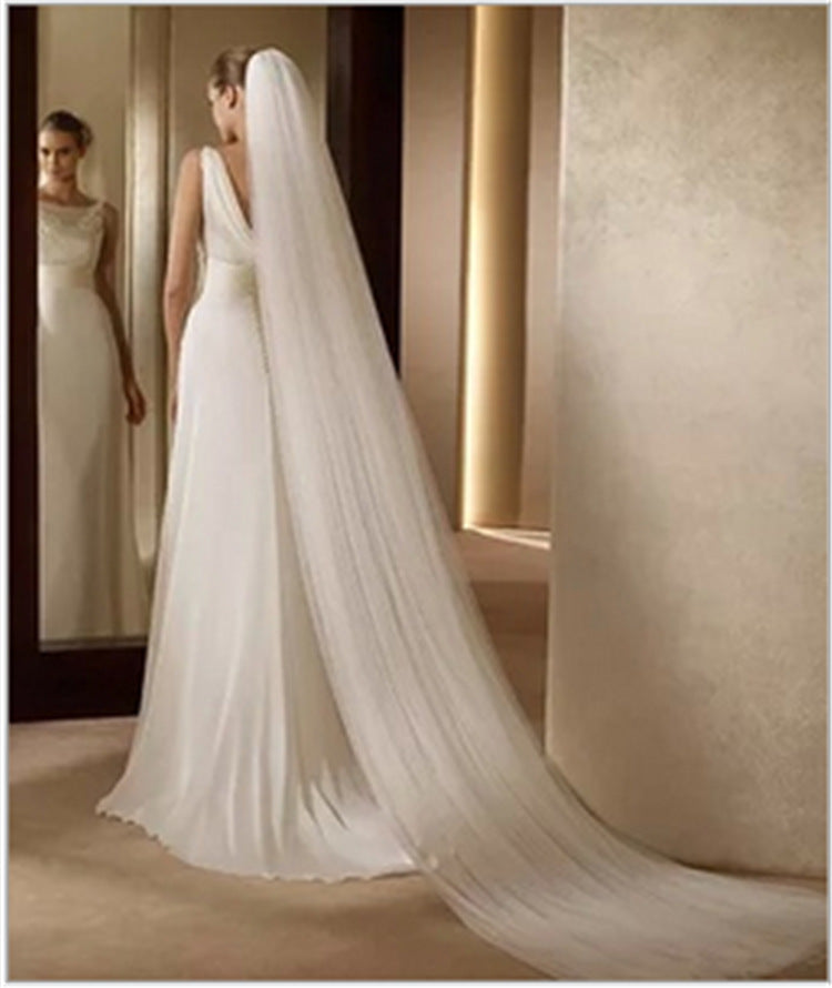 Long Bridal Veil