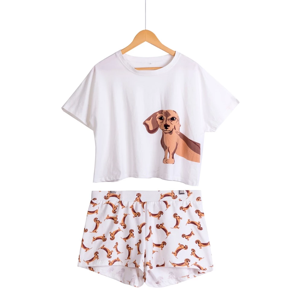 Puppy T-Shirt Shorts Set