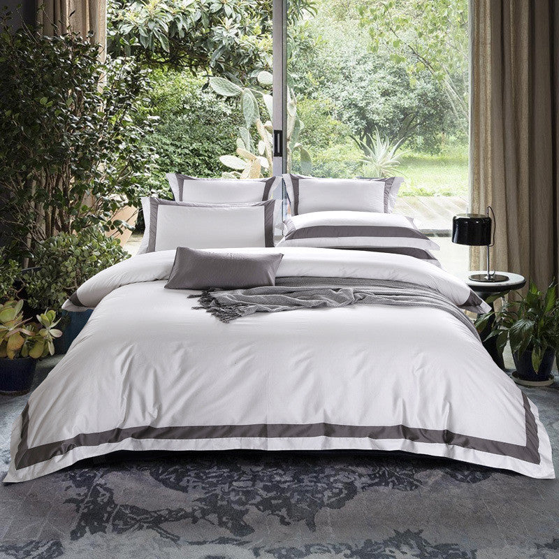 Four Piece Luxury Satin Hotel Duvet Set
