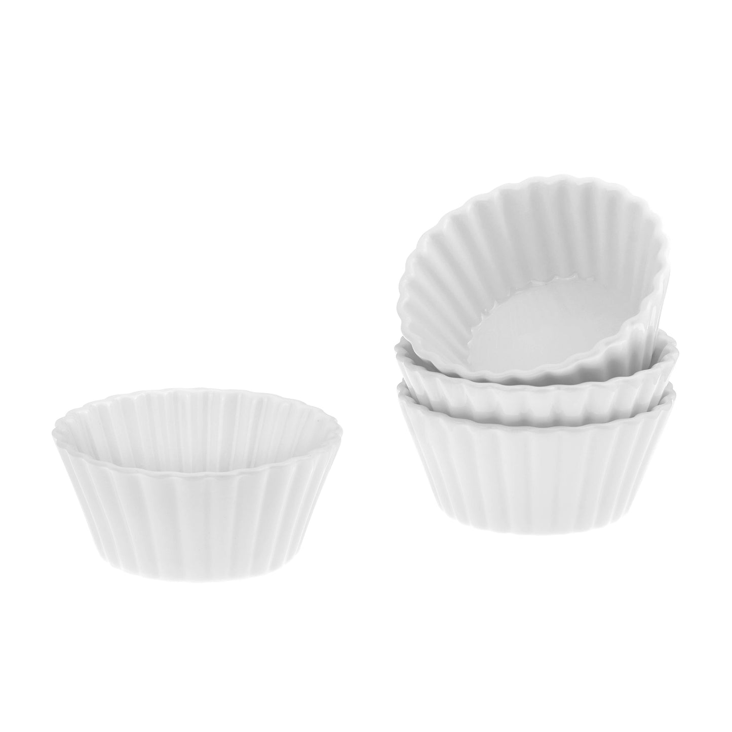 Lil Munchies Set of 4 Porcelain Mini Pie Ramekins