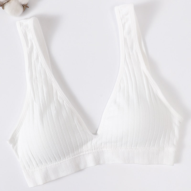 Seamless Bra Sports Bras For Women Plunge Bra Top Female Brassiere Deep V Sexy Women's Underwear Backless Bralette Lingerie