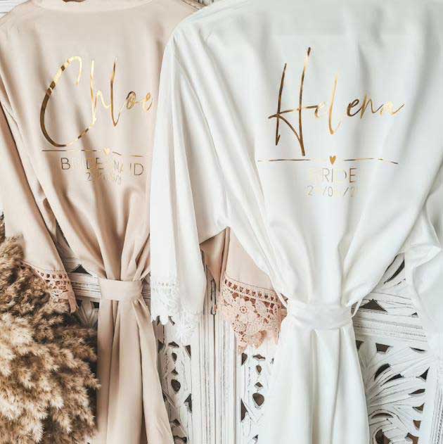 Bridesmaid Robes Bridal Party