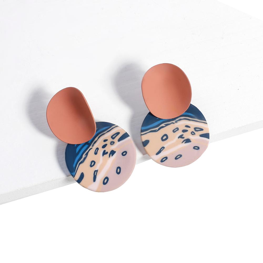 90s Polymer Clay Drop Earrings
