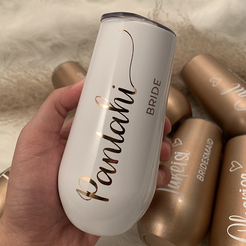Custom Tumblers, Personalized Bridesmaid Proposal Gifts, Stainless Steel Wine Tumbler, Bachelorette Party Gifts, Wedding Gift