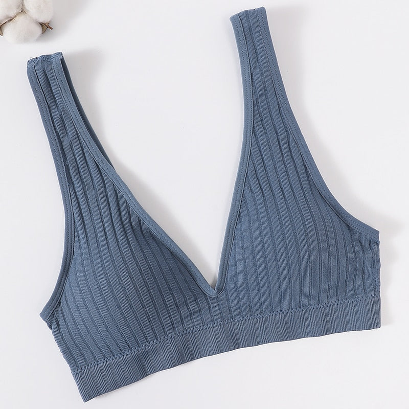 Seamless Bra Sports Bras For Women Plunge Bra Top Female Brassiere Deep V Sexy Women's Underwear Backless Bralette Lingerie