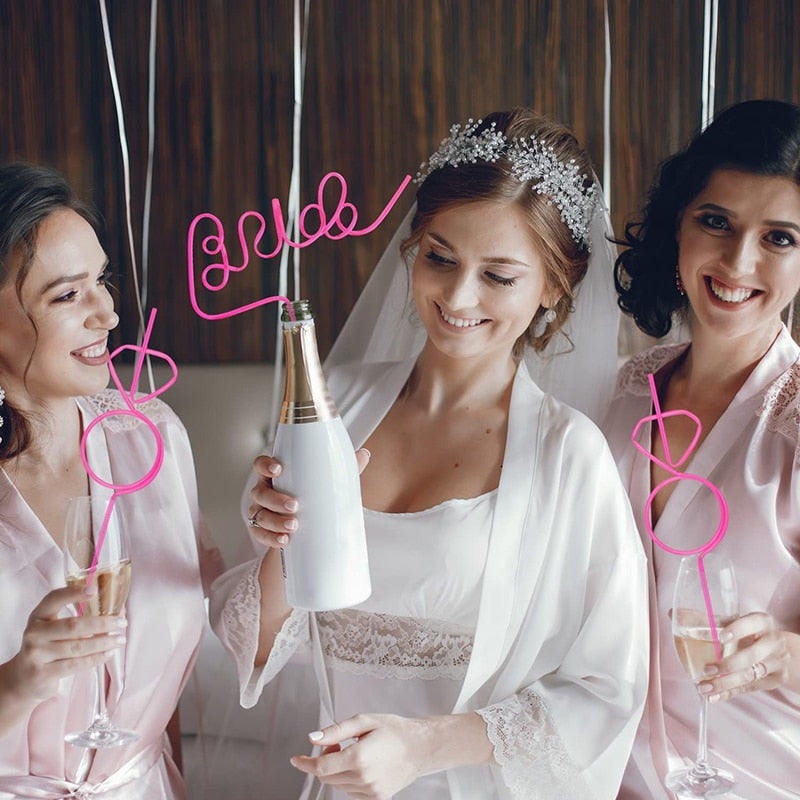 Bachelorette Straws