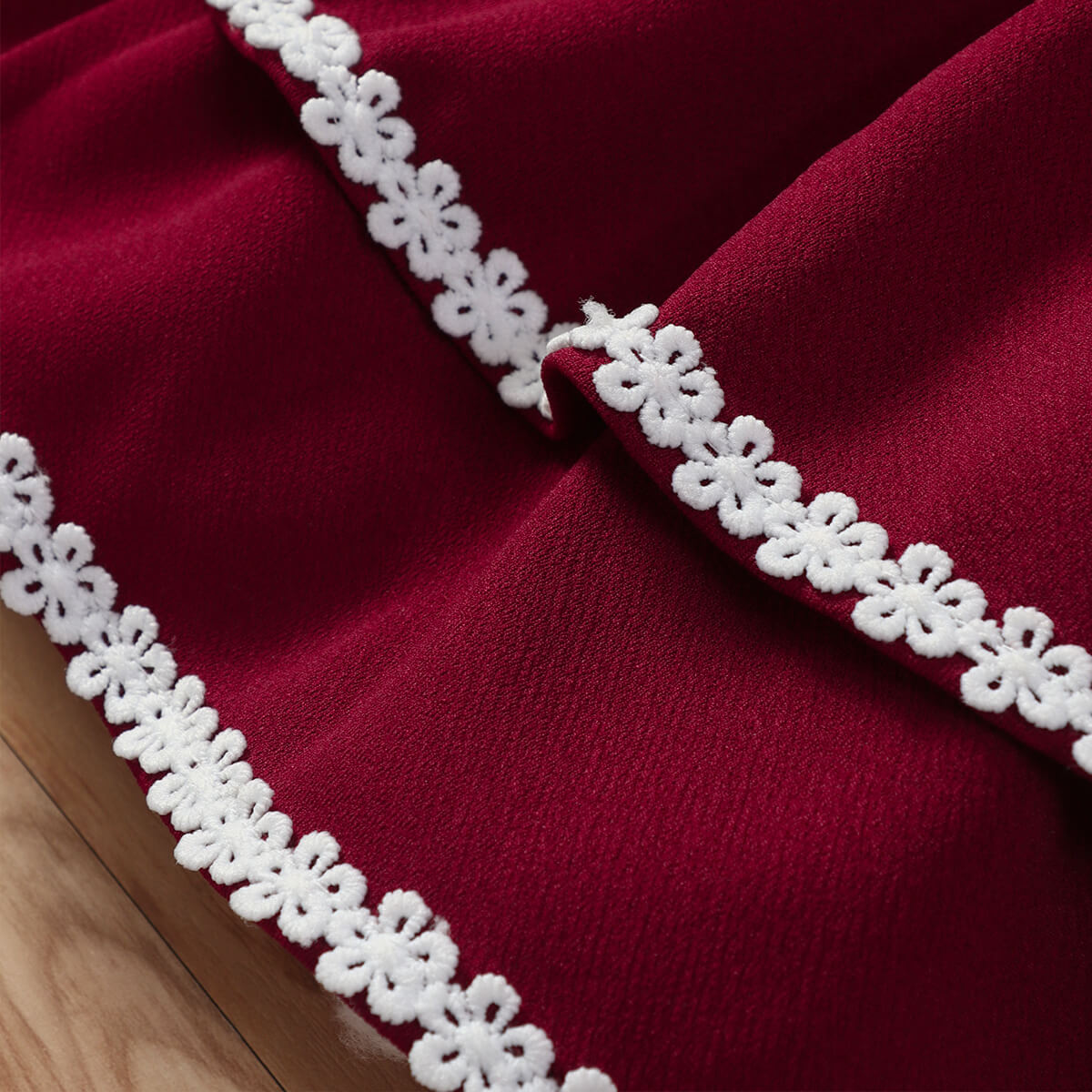 Baby Girl Bow Detail Cropped Top and Skirt Set