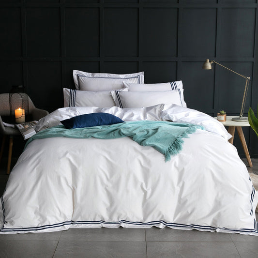 Four Piece Luxury Satin Hotel Duvet Set