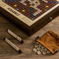 WS Game Company Scrabble Heirloom with Rotating Game Board