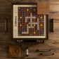 WS Game Company Scrabble Heirloom with Rotating Game Board