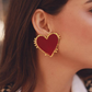Love earrings punk wind earrings