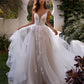 New Slim And Deep V Suspender Light Wedding Dress