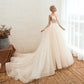 Starry Sky Luxury Backless Dream Wedding Dress
