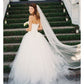 Long White Bridal Veil