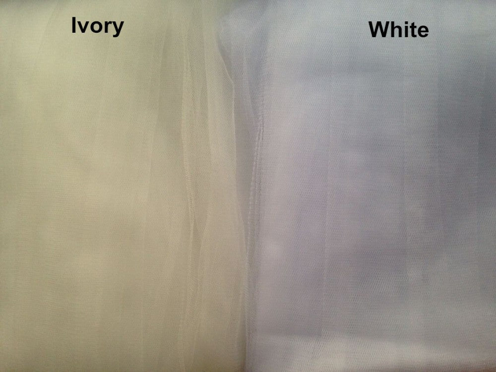 Long White Bridal Veil
