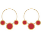 Love earrings punk wind earrings