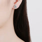 Moissanite Teardrop Stud Earrings