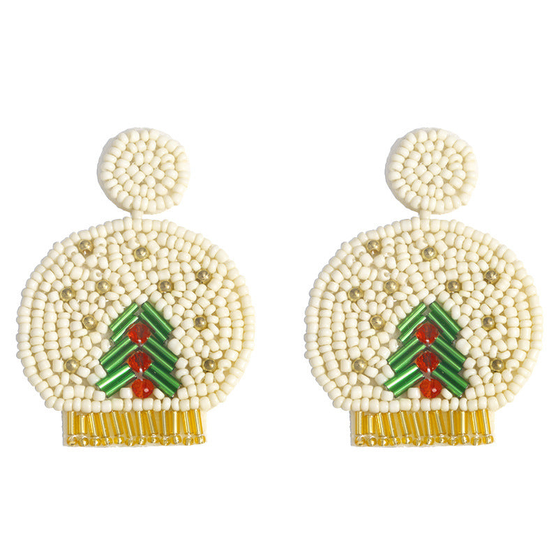 Christmas Snow Globe Earrings