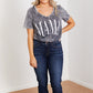 Sew In Love MAMA Full Size Acid Wash Tee