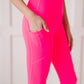 Zenana Step Aside Full Size Run Athletic Leggings with Pockets