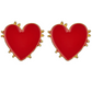 Love earrings punk wind earrings