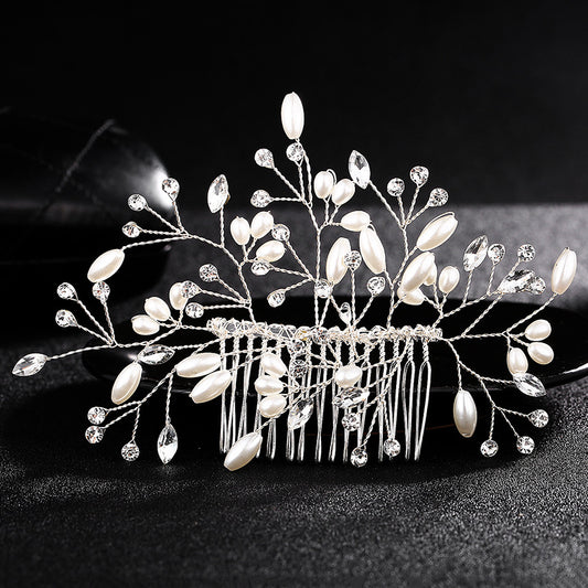 Pearl Bridal Hair Comb