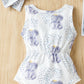 Baby Girl Elephant Print Bodysuit