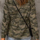 Camouflage Snap Down Jacket