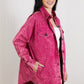 Zenana Bonfire Skies Full Size Vintage Wash Shacket