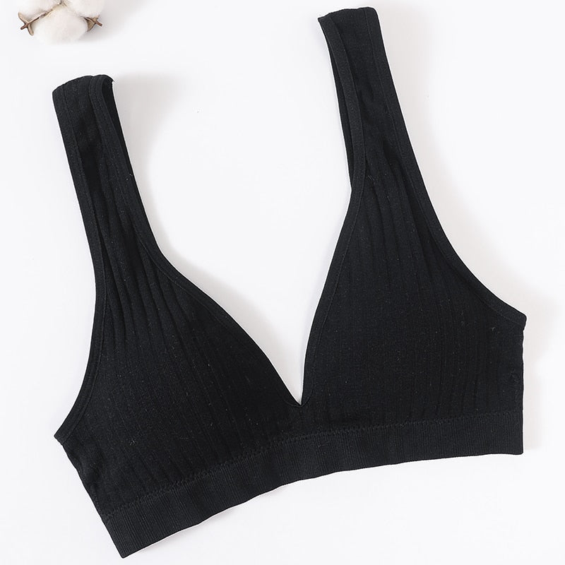 Seamless Bra Sports Bras For Women Plunge Bra Top Female Brassiere Deep V Sexy Women's Underwear Backless Bralette Lingerie