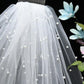 Luxury Tulle Bridal Veil with Pearls