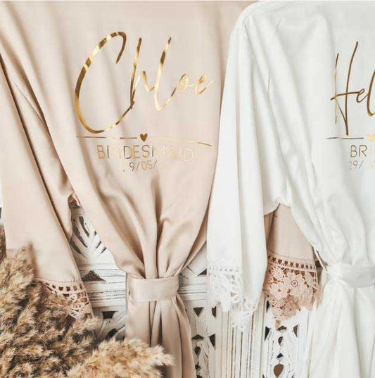 Bridesmaid Robes Bridal Party