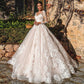 Gorgeous Ball Gown Wedding Dress with Long Sleeves
