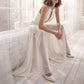 Chiffon Halte Neck Jumpsuit Wedding Dress Elegant White Simple Sleeveless Bridal Gowns Robe Party Floor Length Vestido De Novia