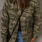 Camouflage Snap Down Jacket