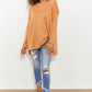 Zenana This Weekend Full Size Melange Jacquard High-Low Sweater
