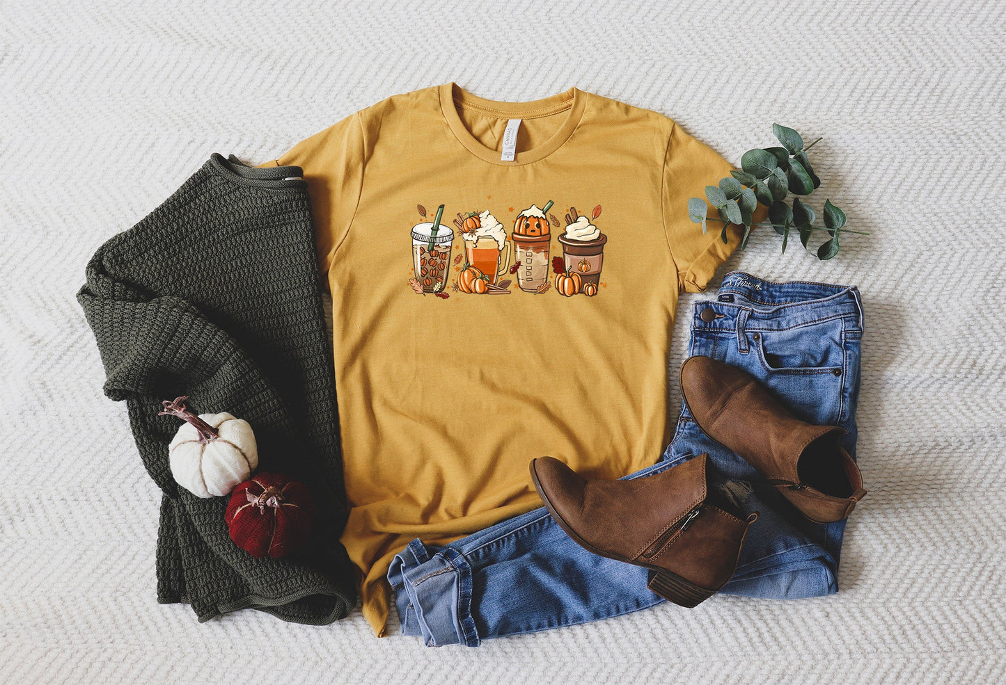 Fall Coffee Shirt, Fall Latte Shirt