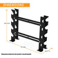 Compact Black Dumbbell Stand Free Weight Stand Suitable For Home Fitness