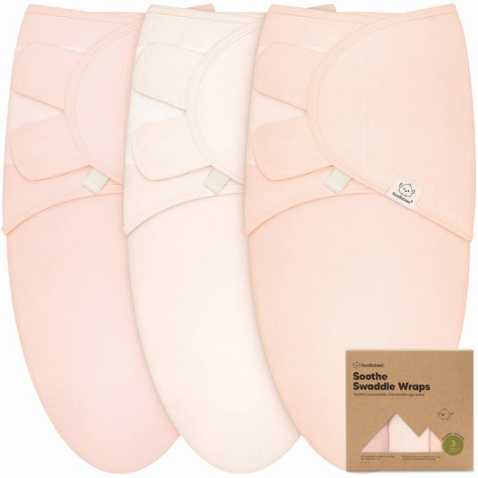 3pk Soothe Baby Swaddles 0-3 Months, Sleep Sack for Newborns